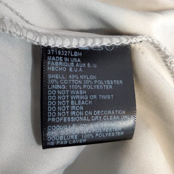 NWT Eliza J Navy Lace Illusion dress Fit & Flare Belted Cocktail sleeveless Sz 4 - Picture 16 of 16